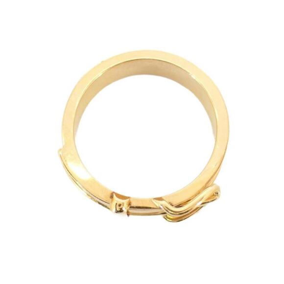 165. Hermes Belt Buckle Scarf Ring - Picture 3 of 5